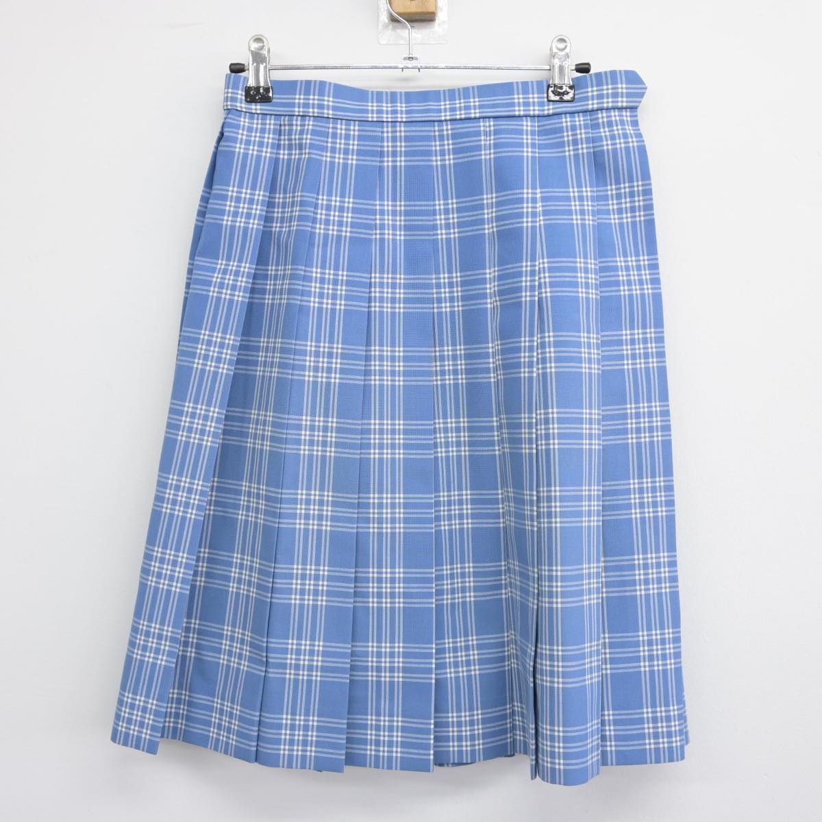 【中古】北海道 札幌東商業高等学校 女子制服 2点（ニットベスト・スカート）sf027609