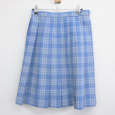 【中古】北海道 札幌東商業高等学校 女子制服 2点（ニットベスト・スカート）sf027609