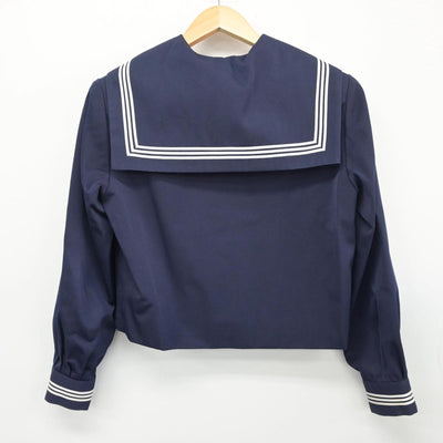 【中古】高知県 野市中学校 女子制服 3点（セーラー服・スカート）sf027611