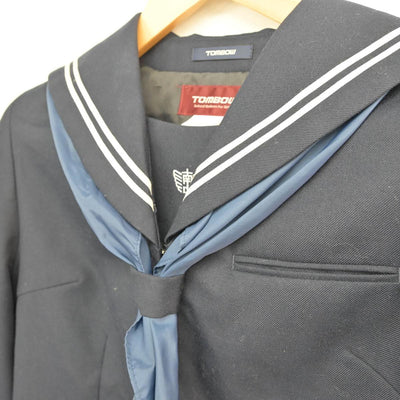 【中古】千葉県 小金南中学校 女子制服 3点（セーラー服・ジャンパースカート）sf027618