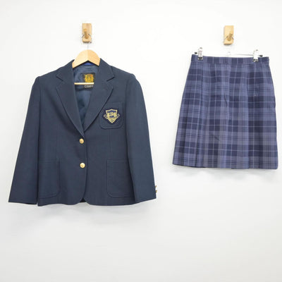 【中古】神奈川県 橘高等学校 女子制服 2点（ブレザー・スカート）sf027626