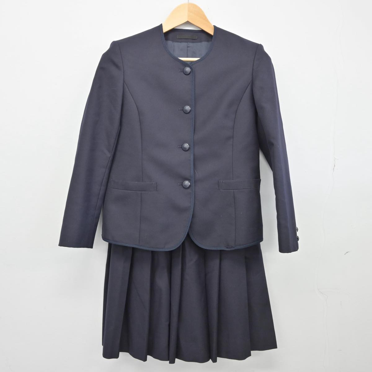 【中古】長崎県 海星高等学校 女子制服 3点（ブレザー・スカート）sf027627