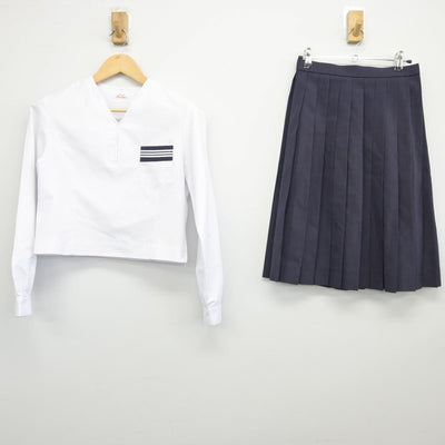 【中古】北海道 北海道札幌北高等学校 女子制服 2点（シャツ・スカート）sf027638