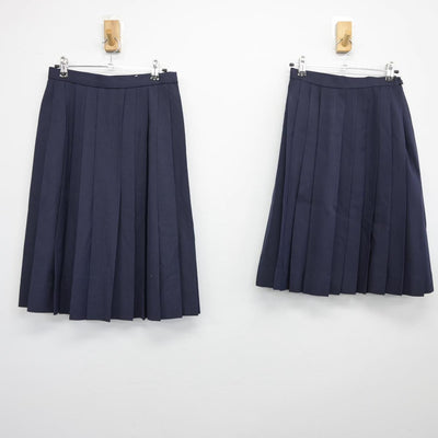 【中古】東京都 東京女学館高等学校 女子制服 2点（スカート・スカート）sf027641