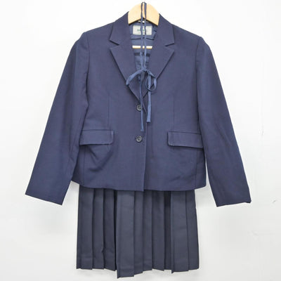 【中古】三重県 木本高等学校 女子制服 3点（ブレザー・スカート）sf027644