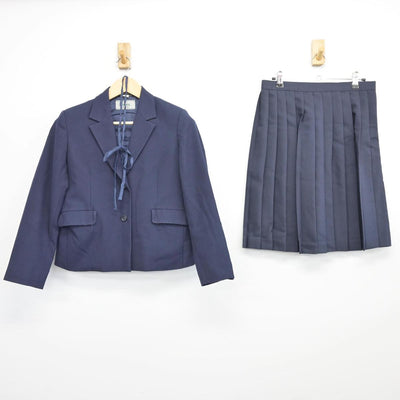 【中古】三重県 木本高等学校 女子制服 3点（ブレザー・スカート）sf027644