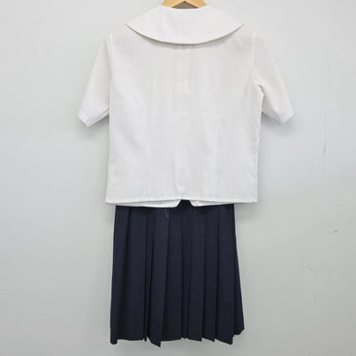 【中古】大阪府 プール学院高等学校 女子制服 2点（シャツ・スカート）sf027647