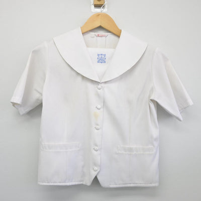 【中古】大阪府 プール学院高等学校 女子制服 2点（シャツ・ニット）sf027648