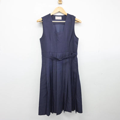 【中古】群馬県 多々良中学校 女子制服 3点（セーラー服・ジャンパースカート）sf027658