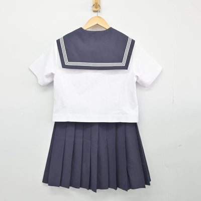 【中古】愛知県 桜台高等学校 女子制服 2点（セーラー服・スカート）sf027663