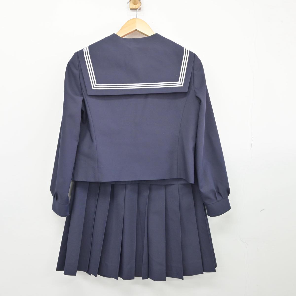 【中古】愛知県 桜台高等学校 女子制服 3点（セーラー服・スカート）sf027665