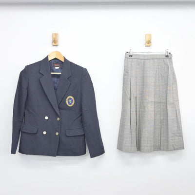 【中古】東京都 葛飾区立双葉中学校 女子制服 2点（ブレザー・スカート）sf027678