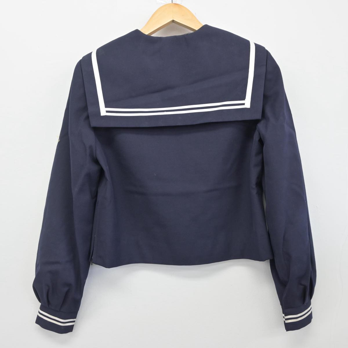 【中古】静岡県 岳陽中学校 女子制服 3点（セーラー服・スカート）sf027689