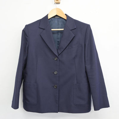 【中古】大阪府 寝屋川高等学校 女子制服 2点（ブレザー・スカート）sf027691