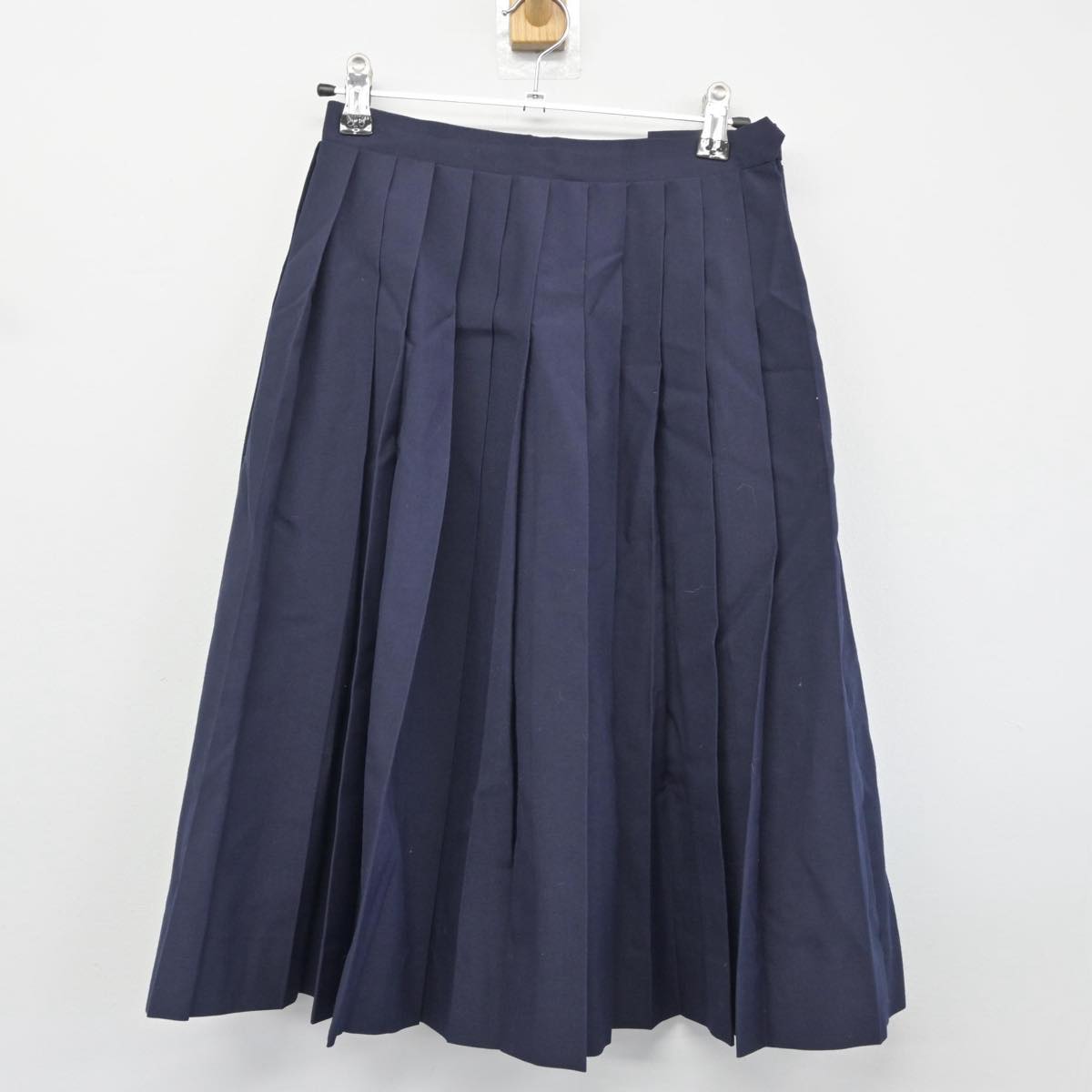 【中古】千葉県 習志野市立第五中学校 女子制服 2点（ベスト・スカート）sf027695