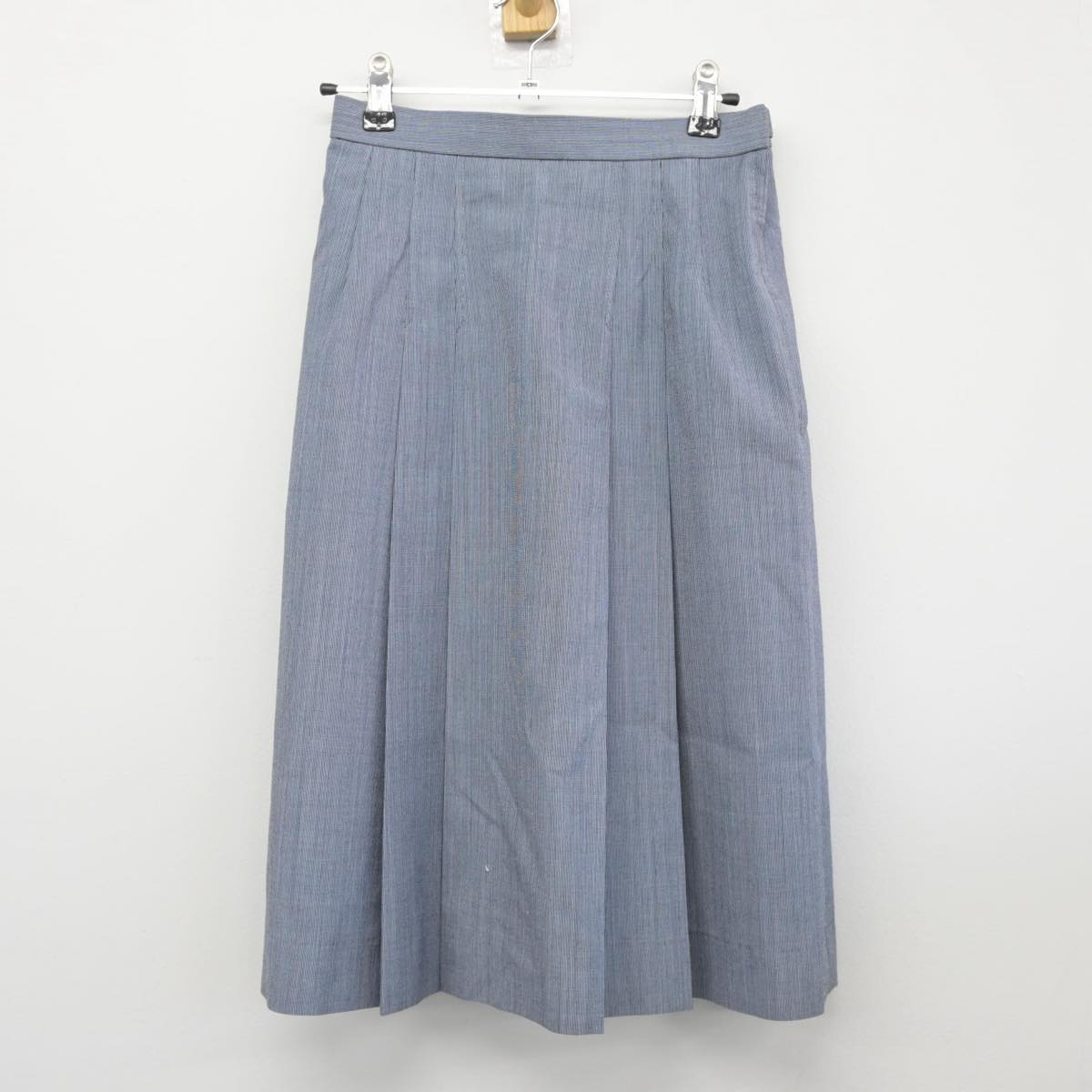 【中古】岩手県 葛巻高等学校 女子制服 4点（シャツ・ベスト・スカート）sf027697