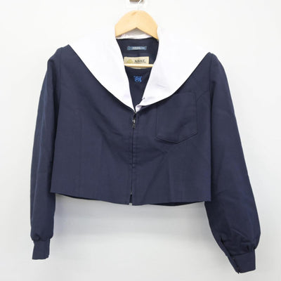 【中古】愛知県 牧の池中学校 女子制服 2点（セーラー服・スカート）sf027705