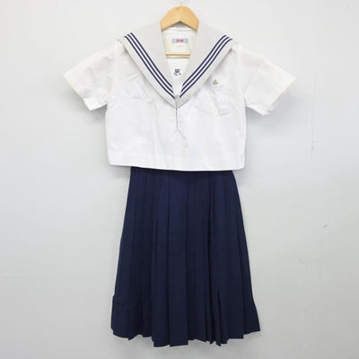 【中古】愛知県 高蔵寺高等学校 女子制服 2点（セーラー服・スカート）sf027707