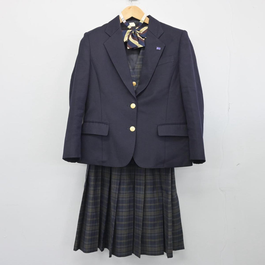 【中古】北海道 北海道札幌琴似工業高等学校 女子制服 5点（ブレザー・ベスト・スカート）sf027714