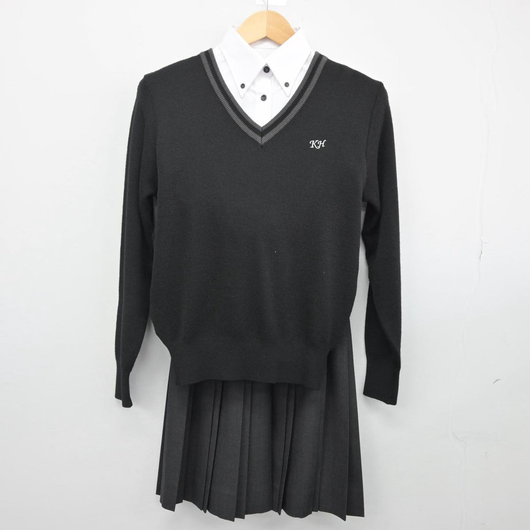 中古制服】埼玉県 越初雁高等学校 女子制服 4点（セーラー服