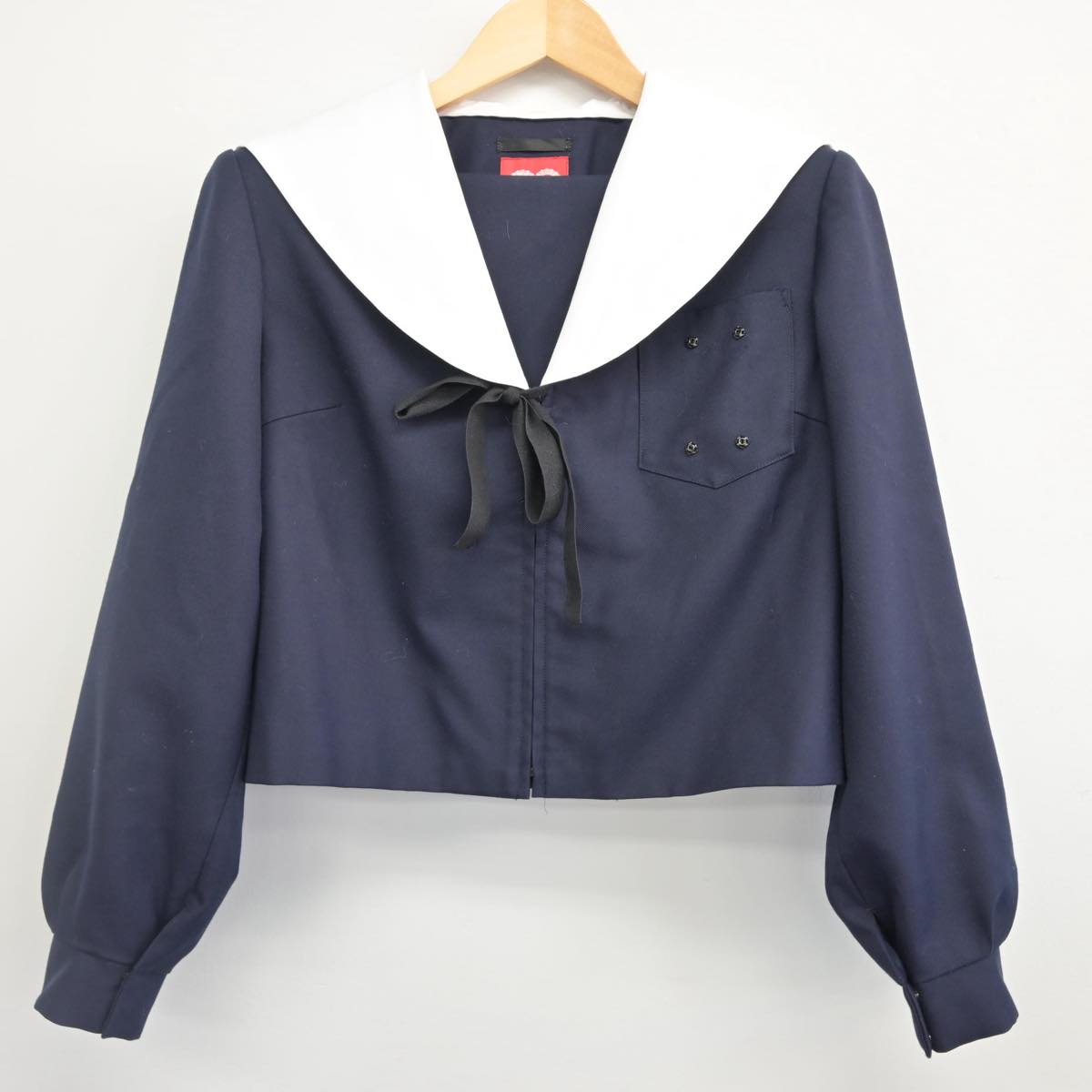 【中古】愛知県 沢上中学校 女子制服 3点（セーラー服・スカート）sf027734