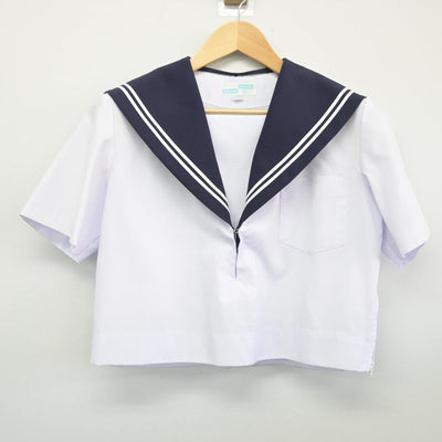 【中古】愛知県 沢上中学校 女子制服 2点（セーラー服）sf027736