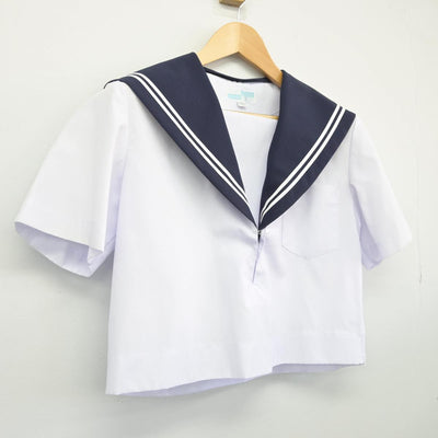 【中古】愛知県 沢上中学校 女子制服 2点（セーラー服）sf027736