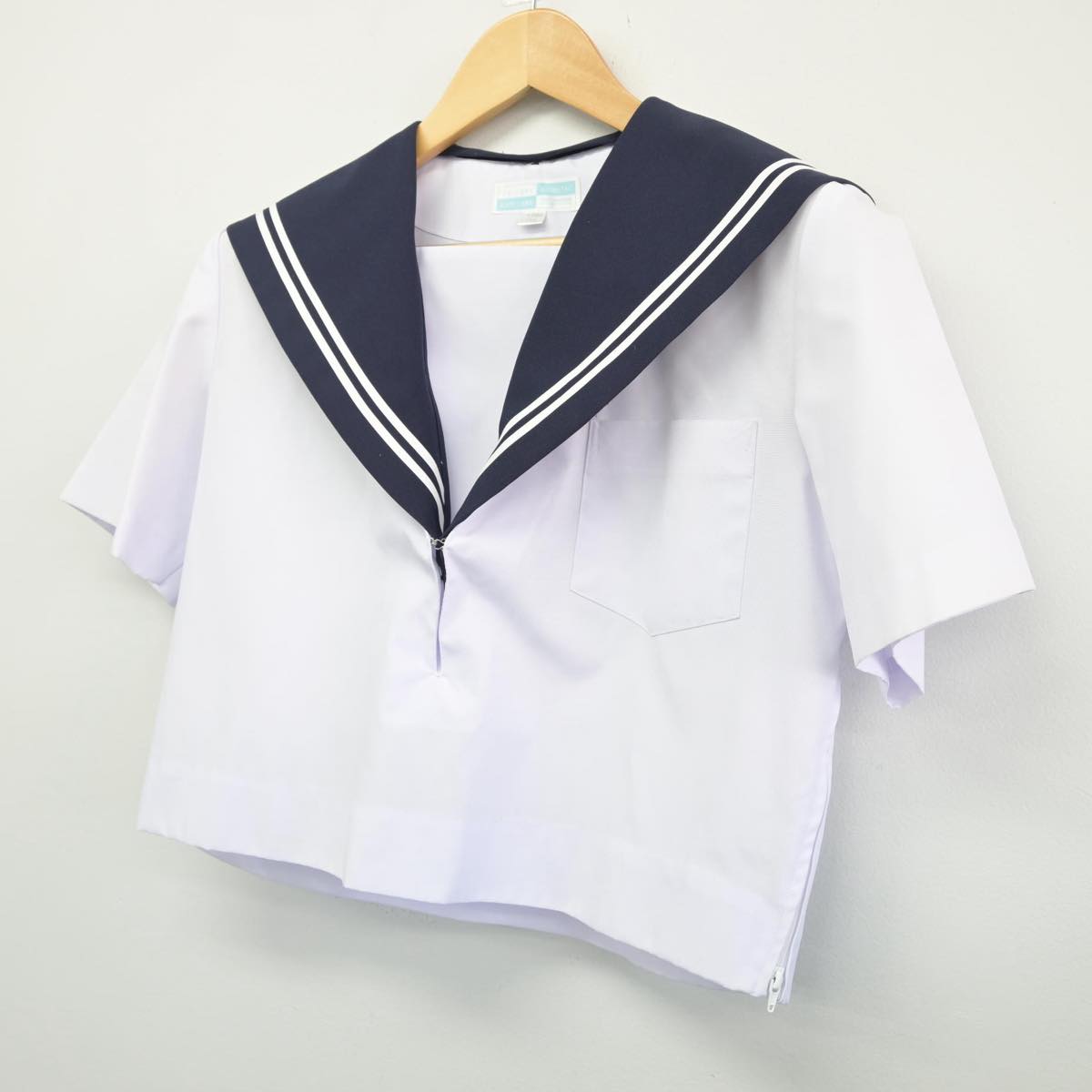 【中古】愛知県 沢上中学校 女子制服 2点（セーラー服）sf027736