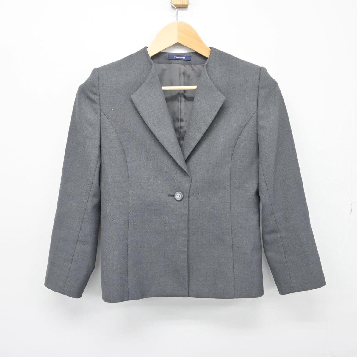 【中古】福岡県 海星女子学院高等学校 女子制服 3点（エプロン / サロン・スカート）sf027771