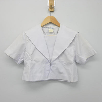 【中古】愛知県 菊里高等学校 女子制服 2点（セーラー服・スカート）sf027773