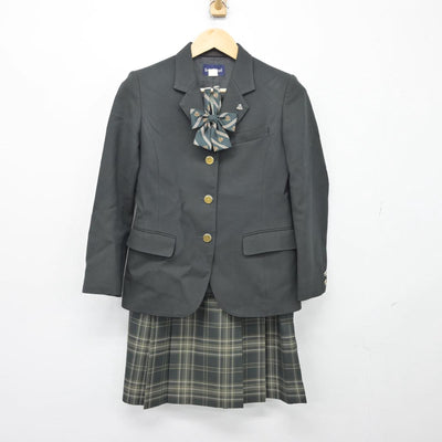 【中古】埼玉県 越谷総合技術高等学校 女子制服 4点（ブレザー・スカート）sf027778