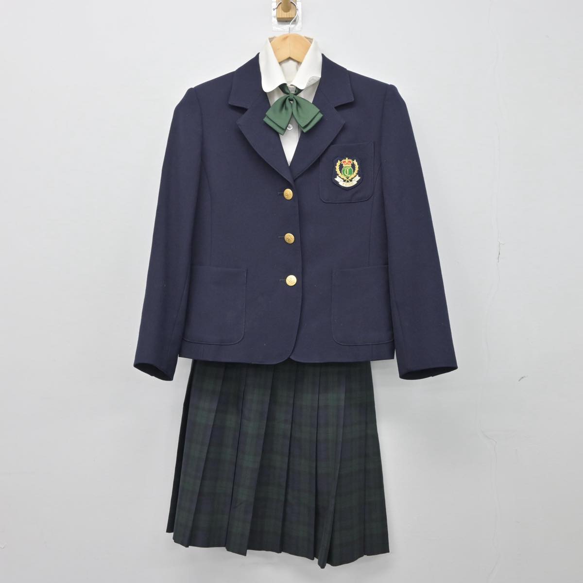 【中古】千葉県 東邦大学付属東邦中学校 女子制服 4点（ブレザー・シャツ・スカート）sf027780