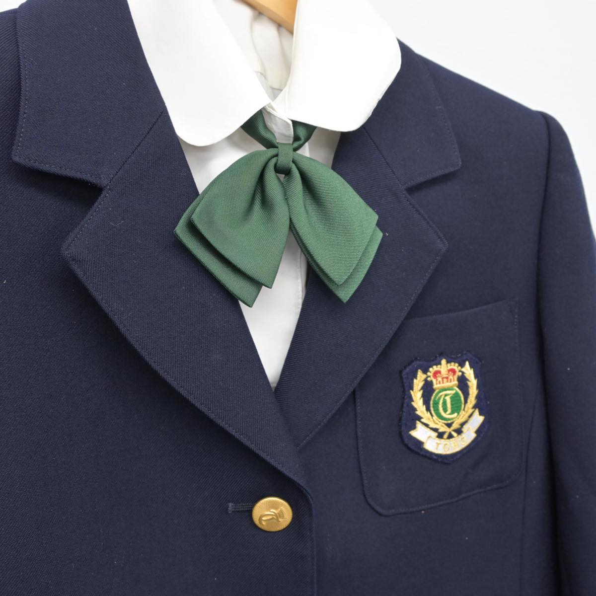 【中古】千葉県 東邦大学付属東邦中学校 女子制服 4点（ブレザー・シャツ・スカート）sf027780