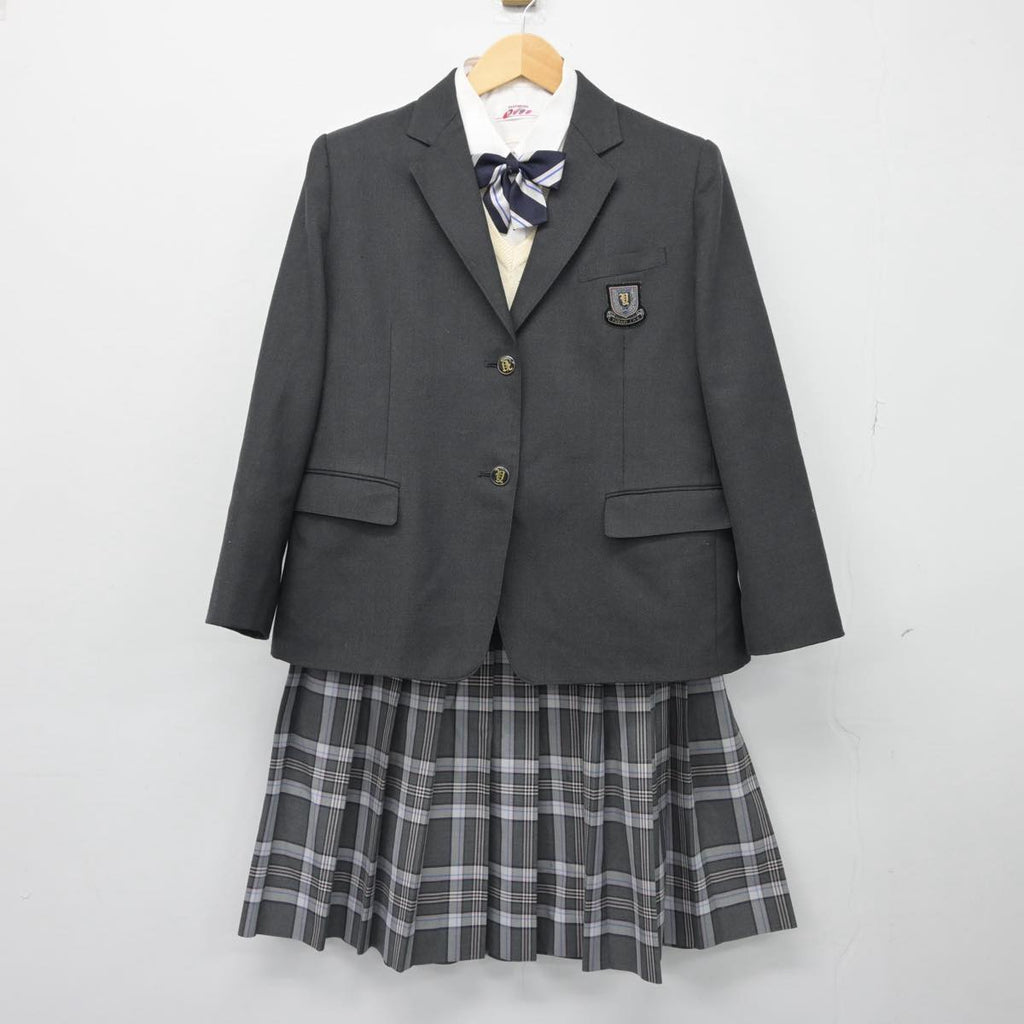 中古制服】北海道 夕張中学校 女子制服 5点（ブレザー・シャツ・ニットベスト・スカート）sf027784【リサイクル学生服】 | 中古制服通販パレイド