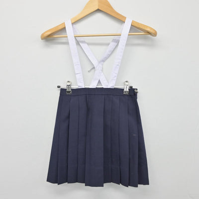 【中古】大分県 大分大学教育学部附属小学校 女子制服 3点（セーラー服・スカート）sf027792