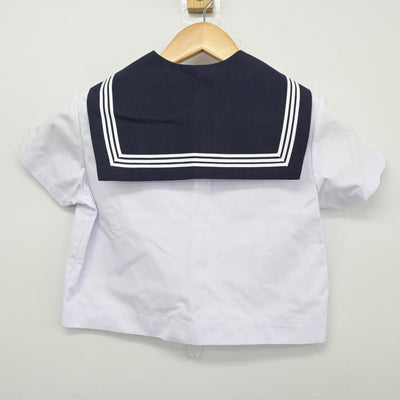 【中古】大分県 大分大学教育学部附属小学校 女子制服 3点（セーラー服・スカート）sf027798