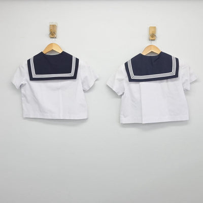 【中古】大分県 大分大学教育学部附属小学校 女子制服 2点（セーラー服）sf027799