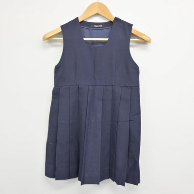 【中古】大分県 大分大学教育学部附属小学校 女子制服 3点（セーラー服・ジャンパースカート）sf027804