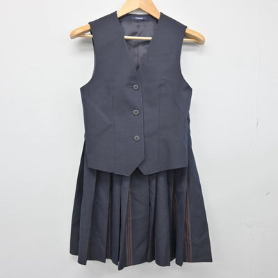 【中古】福岡県 福岡常葉高等学校 女子制服 3点（ブレザー・ベスト・スカート）sf027812