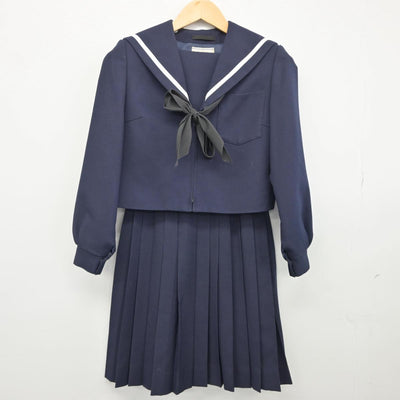 【中古】愛知県 大府高等学校 女子制服 3点（セーラー服・スカート）sf027831