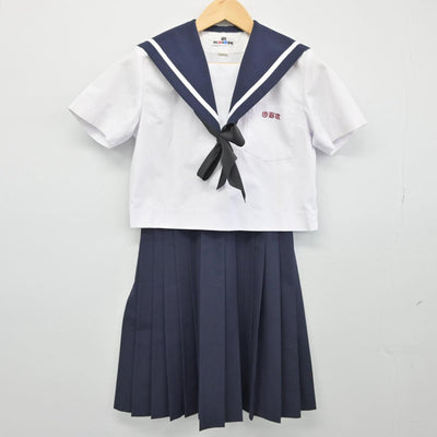 【中古】愛知県 大府高等学校 女子制服 3点（セーラー服・スカート）sf027834