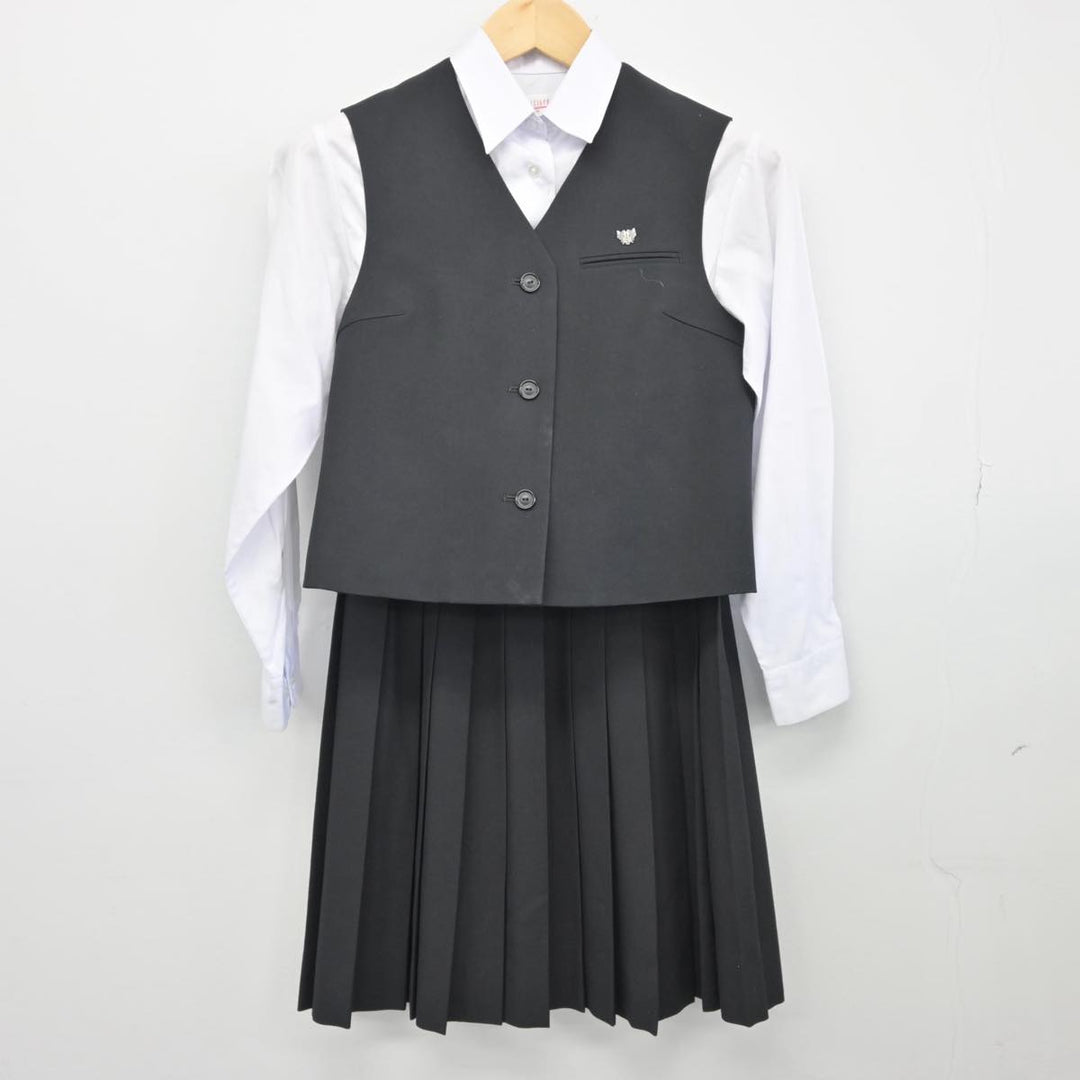 【中古制服】北海道 北海道帯広三条高等学校 女子制服 4点（ブレザー・ベスト・シャツ・スカート）sf027838【リサイクル学生服】 | 中古制服 通販パレイド