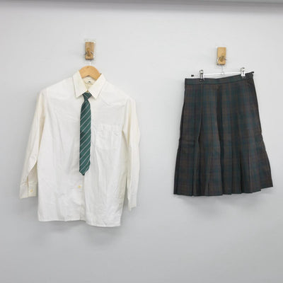 【中古】千葉県 国府台女子学院高等部 女子制服 5点（ブレザー・シャツ・スカート）sf027842