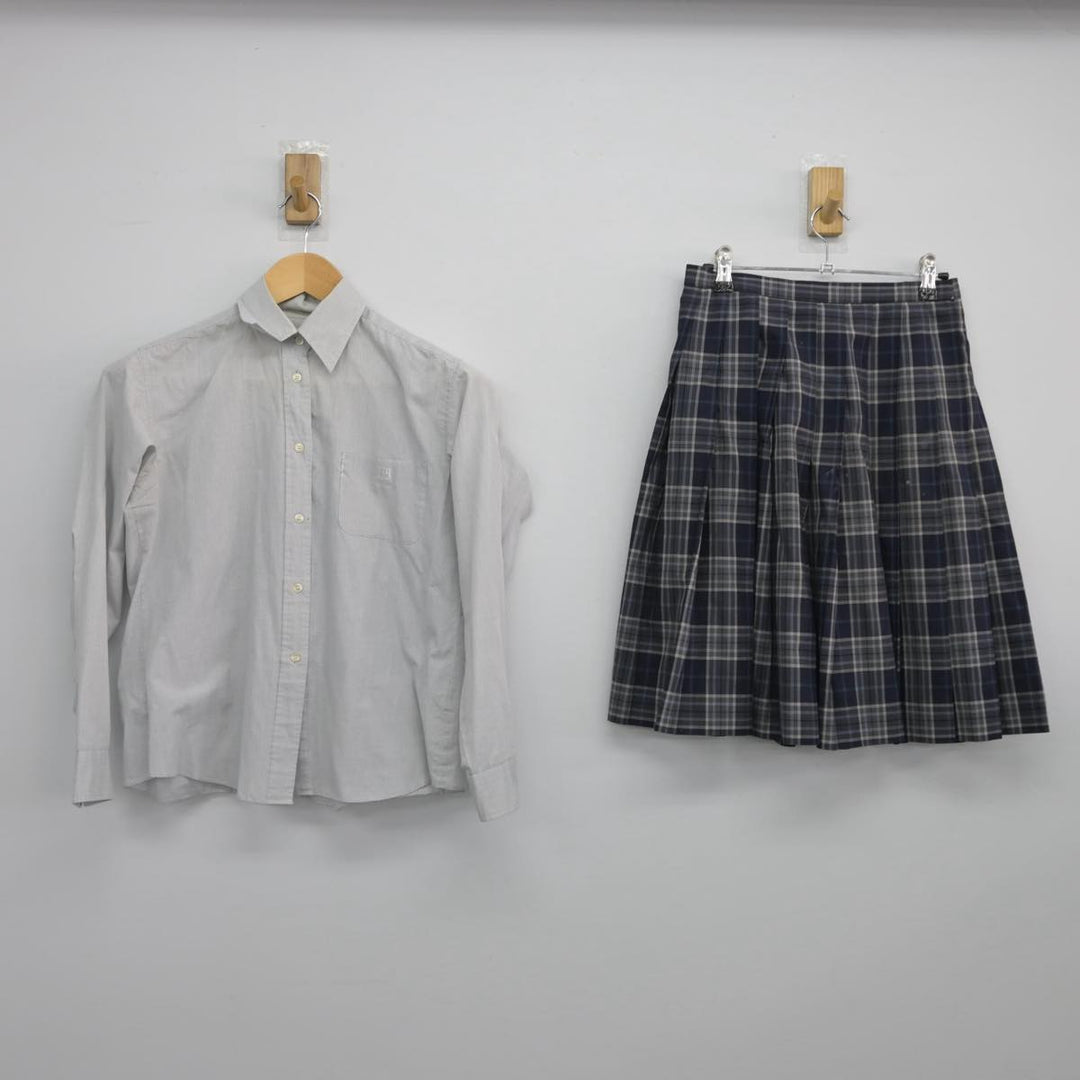 中古制服】大阪府 大阪夕陽丘学園高等学校 女子制服 2点（シャツ・スカート）sf027859【リサイクル学生服】 | 中古制服通販パレイド