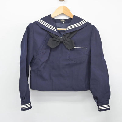 【中古】長野県 櫻ヶ岡中学校 女子制服 2点（セーラー服）sf027861