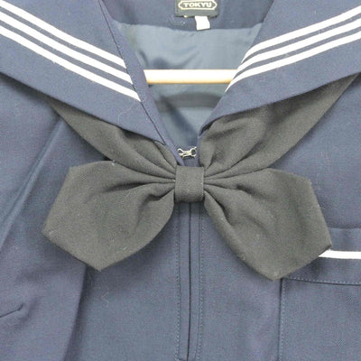 【中古】長野県 櫻ヶ岡中学校 女子制服 2点（セーラー服）sf027861