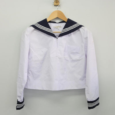 【中古】長野県 櫻ヶ岡中学校 女子制服 1点（セーラー服）sf027863