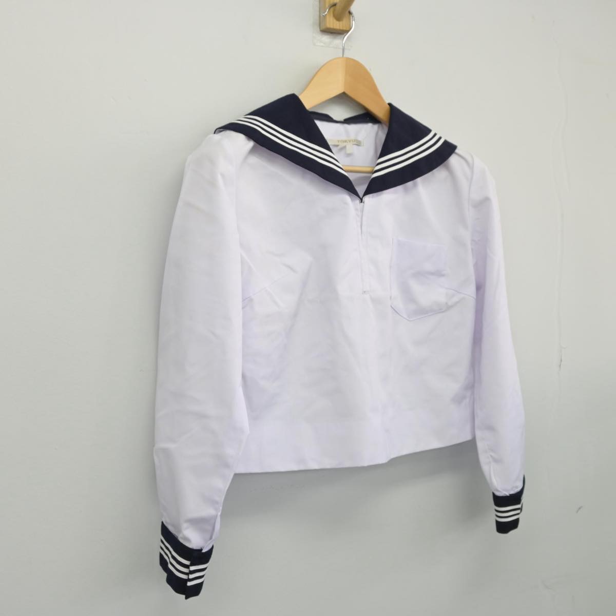 【中古】長野県 櫻ヶ岡中学校 女子制服 1点（セーラー服）sf027863