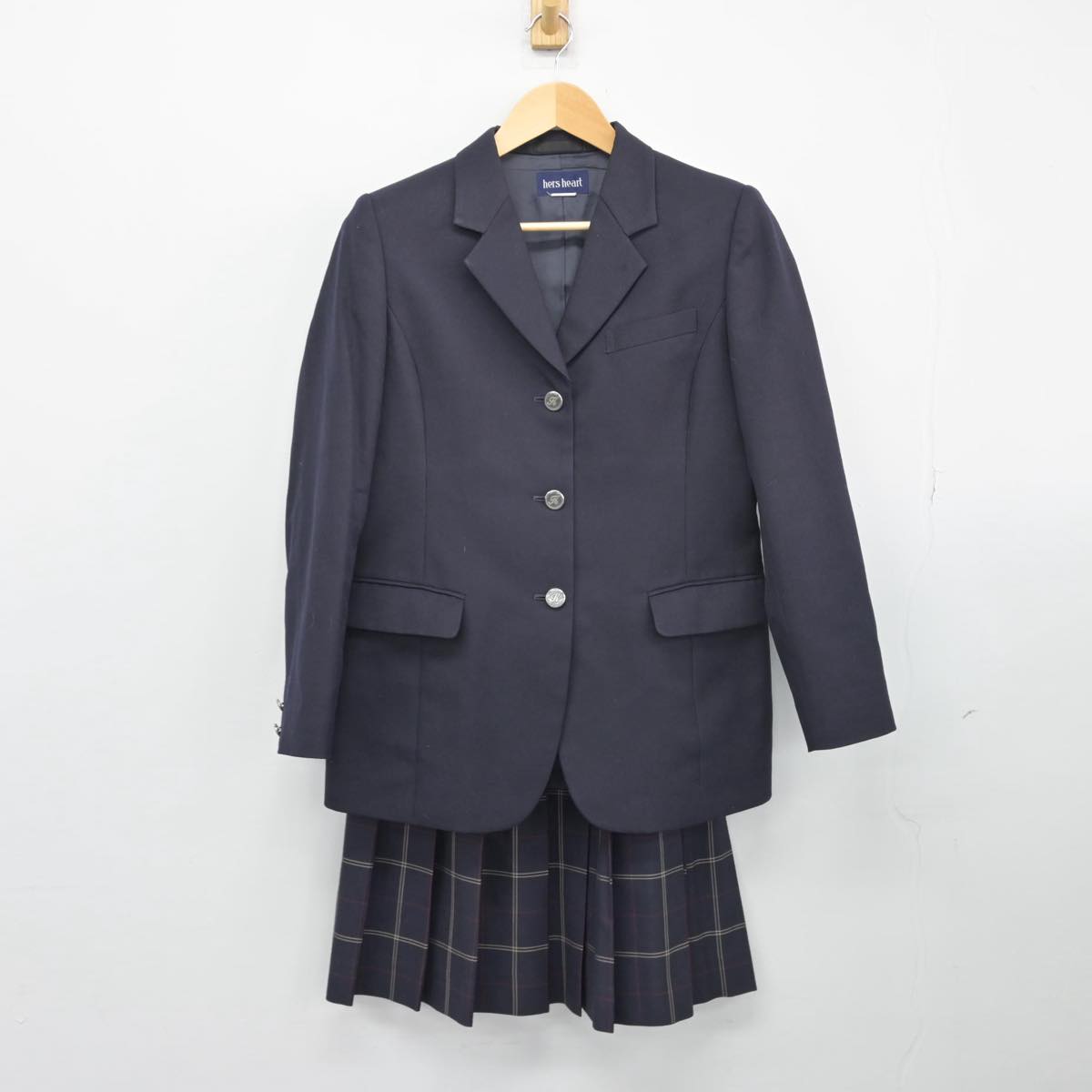 【中古】東京都 駒澤大学高等学校 女子制服 3点（ブレザー・スカート）sf027867