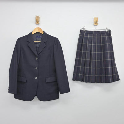 【中古】東京都 駒澤大学高等学校 女子制服 3点（ブレザー・スカート）sf027867